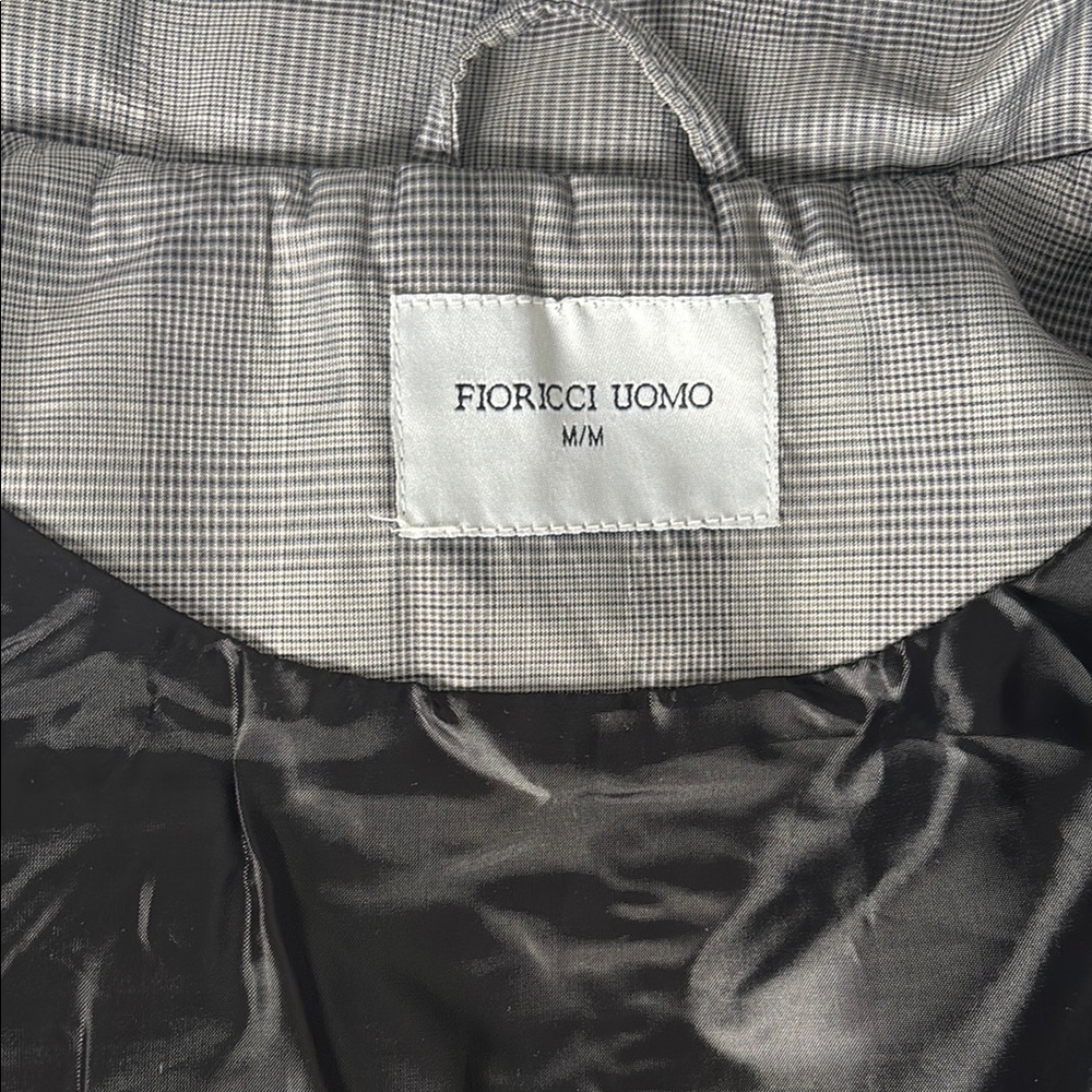 Fioricci Uomo Black and Gray Lightweight technical Jacket